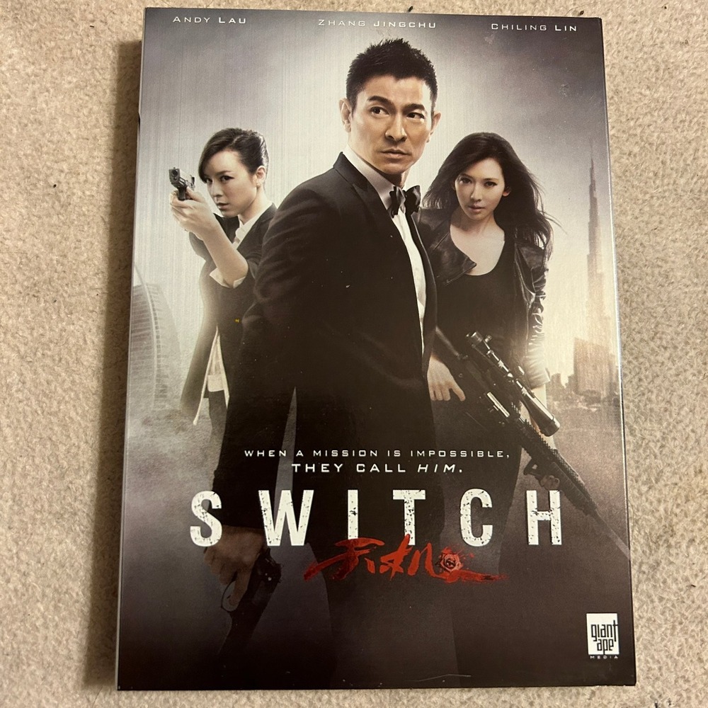 SWITCH DVD 2013 Andy Lau Action Thriller‎ Zhang Jingchu Chiling Lin